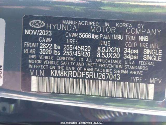 KM8KRDDF5RU267043 Hyundai Ioniq 5 Limited