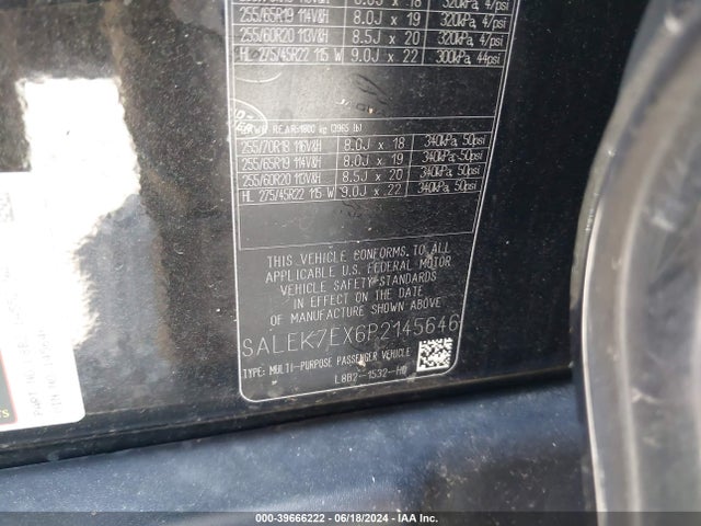 SALEK7EX6P2145646 Land Rover Defender 110 Standard