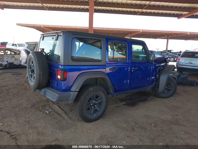 1C4HJXDN8JW241219 Jeep Wrangler Unlimited Sport 4x4