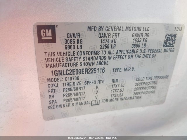 Chevrolet Tahoe Commercial 2014 1GNLC2E09ER225116 Image 8