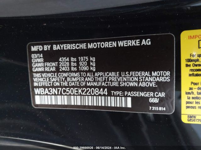 WBA3N7C50EK220844 BMW 428i
