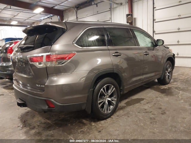 Toyota Highlander Xle V6 2016 5TDJKRFH3GS273330 Image 4