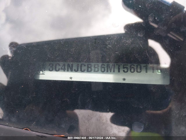 3C4NJCBB6MT560116 Jeep Compass Altitude Fwd