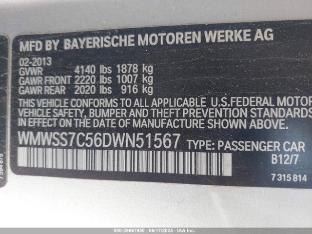 2013 MINI PACEMAN WMWSS7C56DWN51567 Photo 8