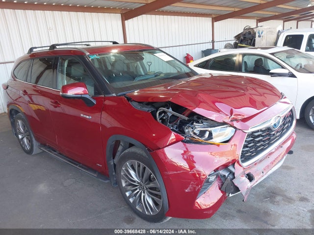 Toyota Highlander Hybrid Platinum 2021 5TDEBRCH7MS064562 zdjęcie główne