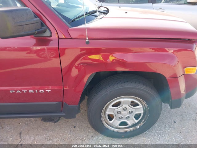 1C4NJPBB1HD121229 Jeep Patriot Sport Fwd