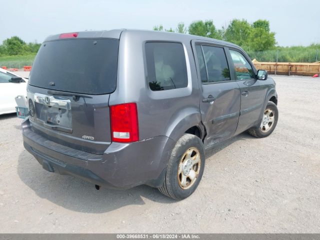 5FNYF4H28FB049844 Honda PILOT LX