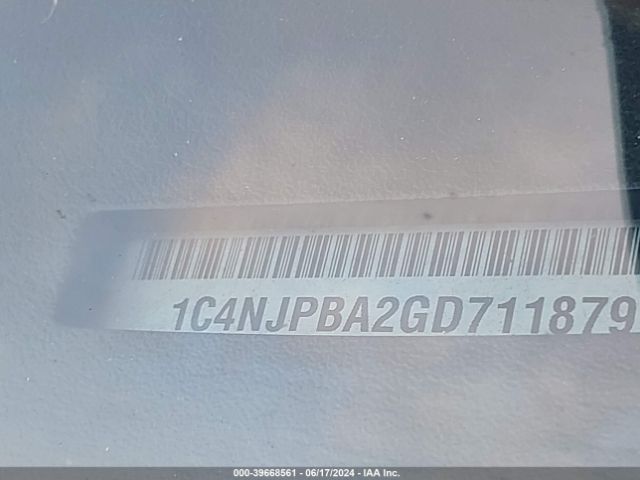 1C4NJPBA2GD711879 Jeep Patriot Sport