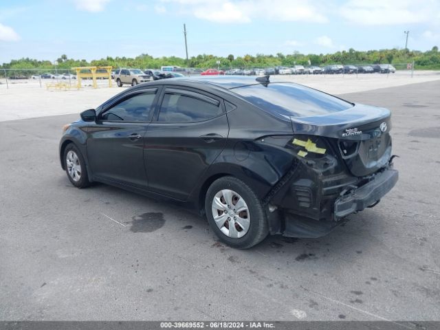 KMHDH4AE8GU583685 Hyundai ELANTRA SE