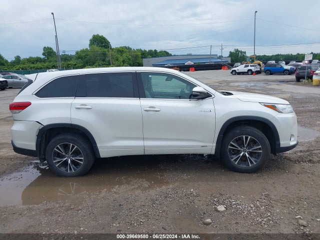 5TDBGRFH5JS051692 Toyota Highlander Hybrid Le