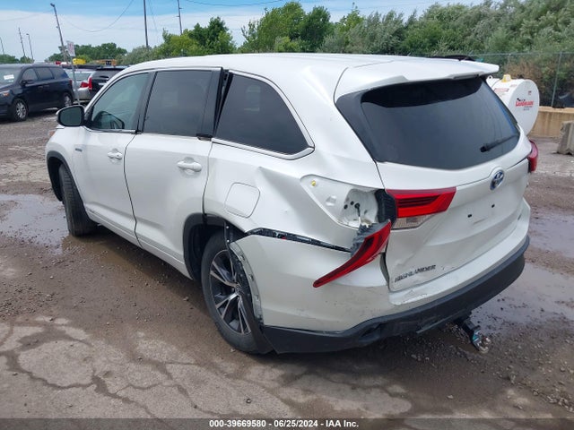5TDBGRFH5JS051692 Toyota Highlander Hybrid Le