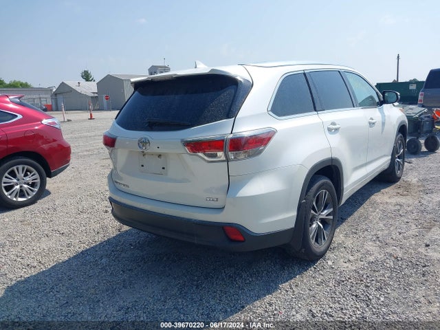 Toyota Highlander Xle V6 2016 5TDKKRFH6GS151808 Image 4