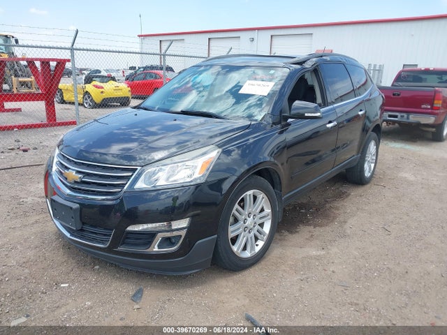 Chevrolet Traverse 1lt 2014 1GNKRGKD3EJ152497 Image 2