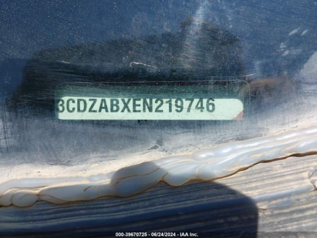 1C3CDZABXEN219746 Dodge AVENGER SE