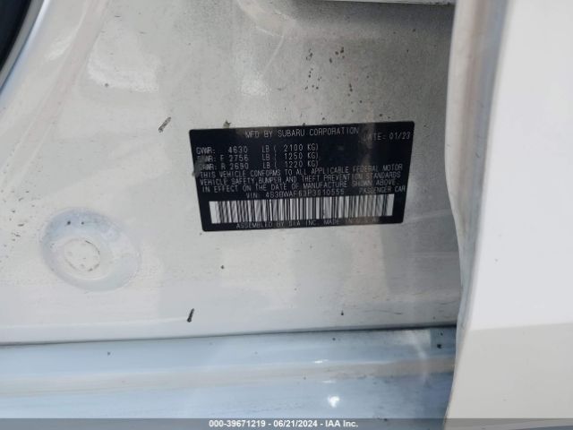 4S3BWAF63P3010555 Subaru Legacy Premium