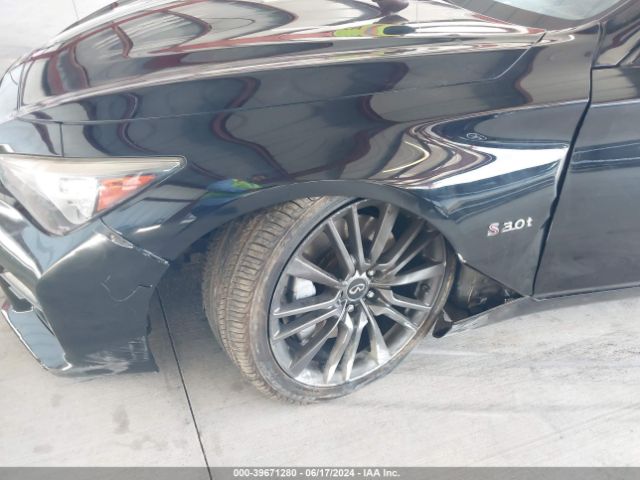 JN1FV7AP7GM421350 Infiniti Q50 3.0t Red Sport 400