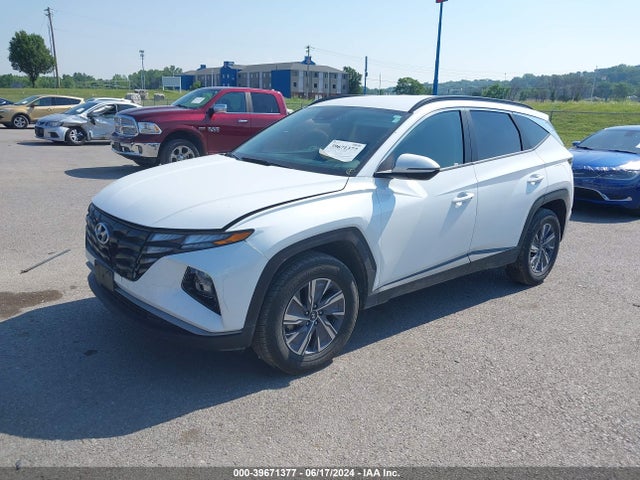 KM8JBCA1XNU050777 Hyundai Tucson Hybrid Blue