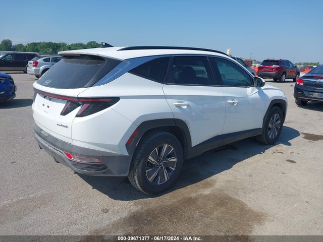 KM8JBCA1XNU050777 Hyundai Tucson Hybrid Blue