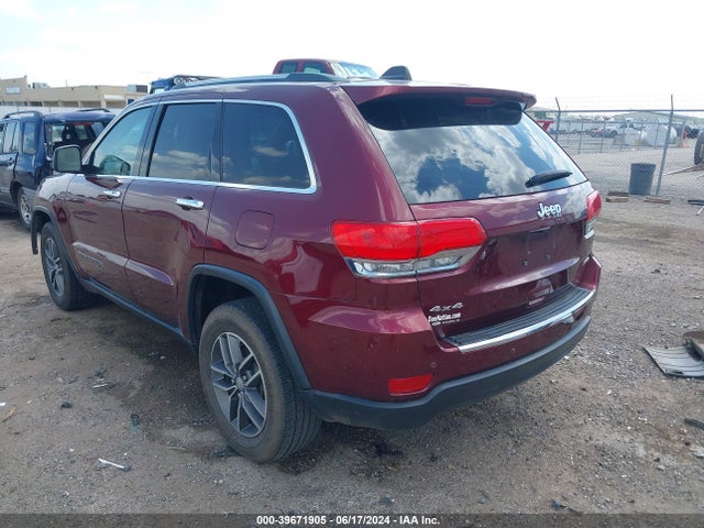 1C4RJFBG1HC601834 Jeep Grand Cherokee Limited 4x4