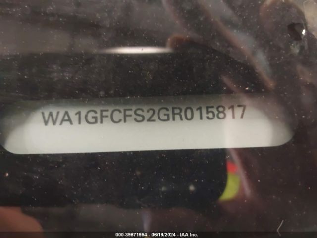 WA1GFCFS2GR015817 Audi Q3 2.0t Premium Plus