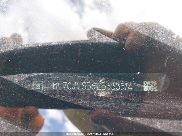 Chevrolet Trax Fwd Lt 2020 KL7CJLSB6LB333514 Image 9