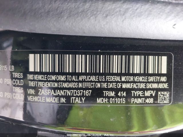2022 ALFA ROMEO STELVIO ZASPAJAN7N7D37167 Photo 8