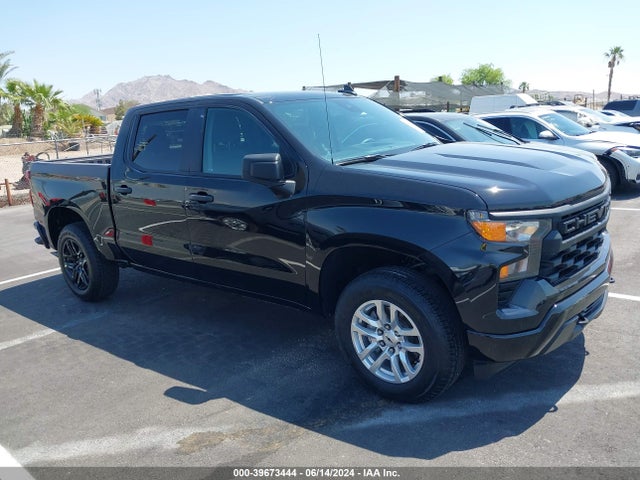 Chevrolet Silverado 1500 2wd  Short Bed Custom 2024 1GCPABEK0RZ199903 Image 1