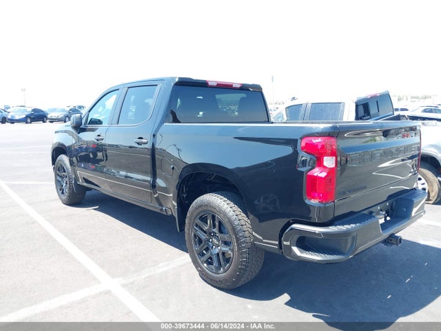 Chevrolet Silverado 1500 2wd  Short Bed Custom 2024 1GCPABEK0RZ199903 Image 3