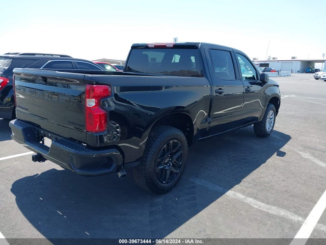 Chevrolet Silverado 1500 2wd  Short Bed Custom 2024 1GCPABEK0RZ199903 Image 4