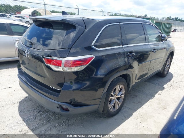 Toyota Highlander Xle V6 2015 5TDJKRFH6FS221348 Image 4