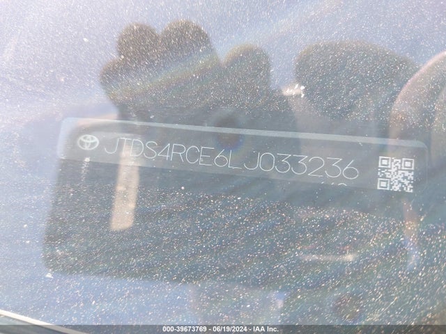 Toyota COROLLA SE 2020 JTDS4RCE6LJ033236 Image 9