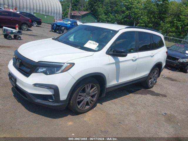 5FNYF6H37NB017941 Honda Pilot Awd Sport