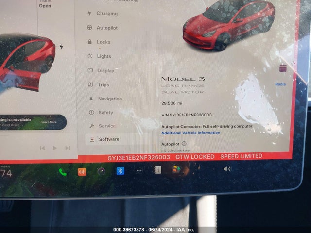 2022 TESLA MODEL 3 5YJ3E1EB2NF326003 Photo 6