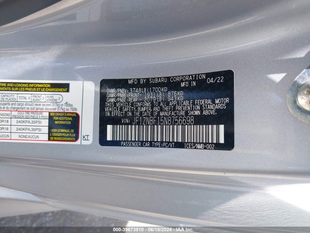 Toyota Gr86 Premium 2022 JF1ZNBF15N8756698 Image 9
