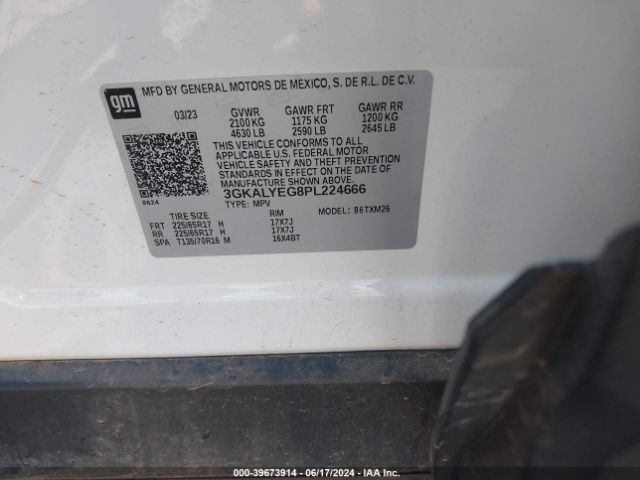 3GKALYEG8PL224666 GMC Terrain Awd At4