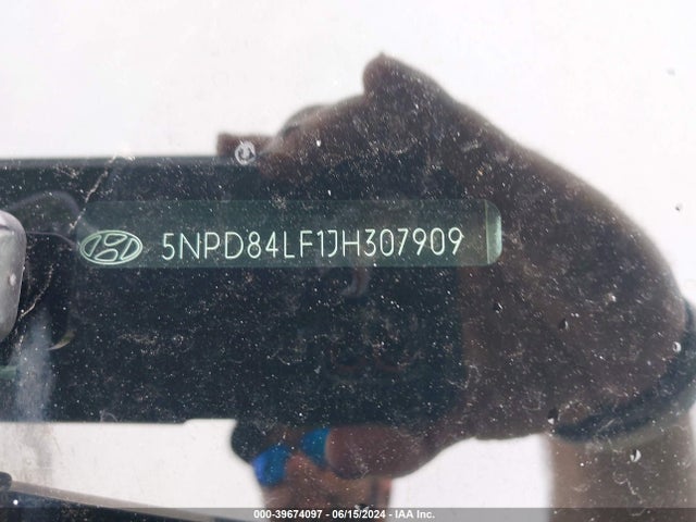 Hyundai ELANTRA SEL 2018 5NPD84LF1JH307909 Image 9