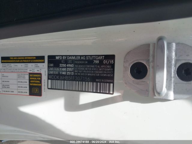 WDDKJ6HB5FF307156 Mercedes-Benz E 400 4matic