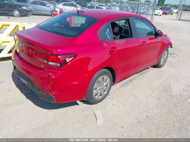 3KPA24AB0JE049939 KIA RIO S