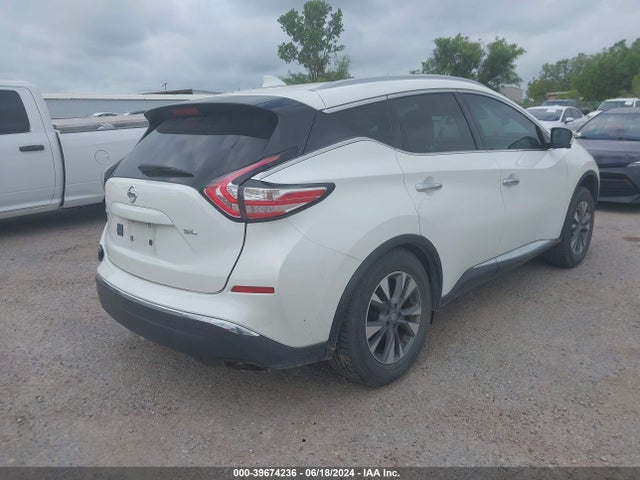 Nissan MURANO SL 2018 5N1AZ2MG4JN192567 Image 4