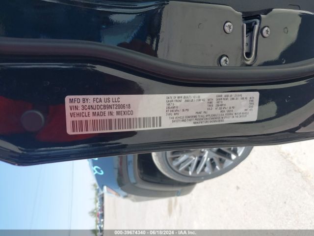 3C4NJDCB9NT200618 Jeep Compass High Altitude 4x4