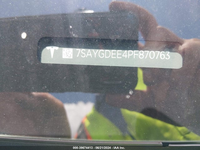 7SAYGDEE4PF870763 Tesla Model Y Awd/long Range Dual Motor All-wheel Drive