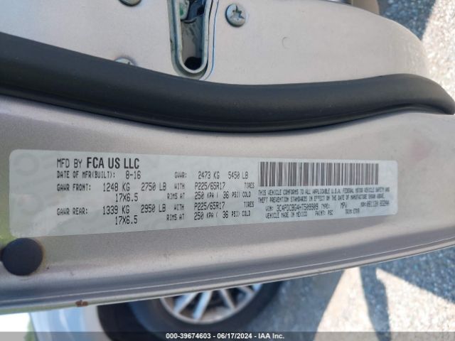 3C4PDCBG4HT509909 Dodge Journey Sxt