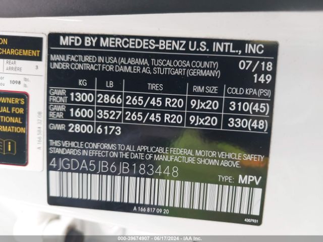 2018 MERCEDES-BENZ GLE 350 4JGDA5JB6JB183448 Photo 8