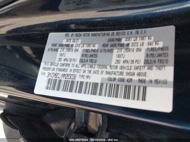 3MVDMBCLXMM263038 Mazda Cx-30 Preferred