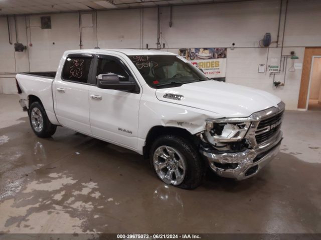 Auction sale of the 2019 Ram 1500 Big Horn/lone Star  4x4 5'7 Box, vin: 1C6SRFFT9KN575214, lot number: 39675073