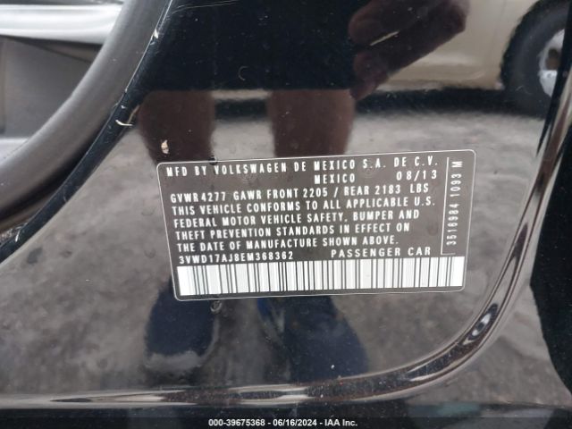 3VWD17AJ8EM368362 Volkswagen Jetta 1.8t Se