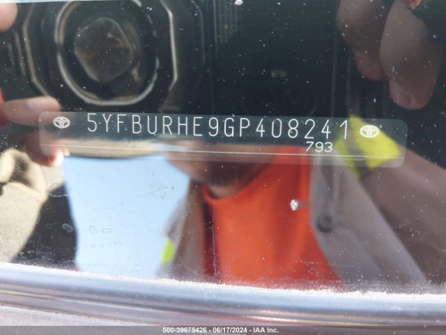 5YFBURHE9GP408241 Toyota Corolla S Plus