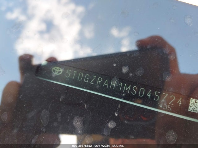 Toyota Highlander Xle 2021 5TDGZRAH1MS045724 Image 9