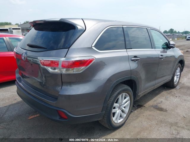 5TDZARFH8GS019876 Toyota Highlander Le