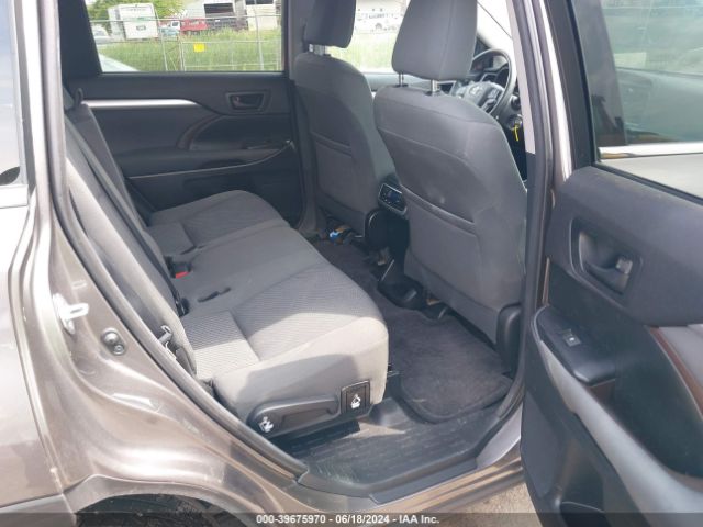5TDZARFH8GS019876 Toyota Highlander Le
